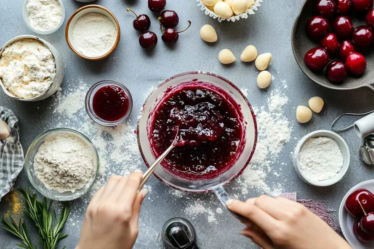 baking recipes using cherry compote
