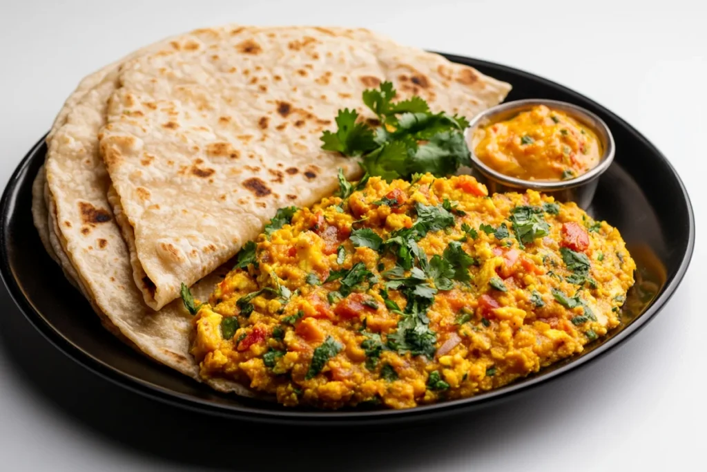 Delicious bharta recipe egg ready to be enjoyed.