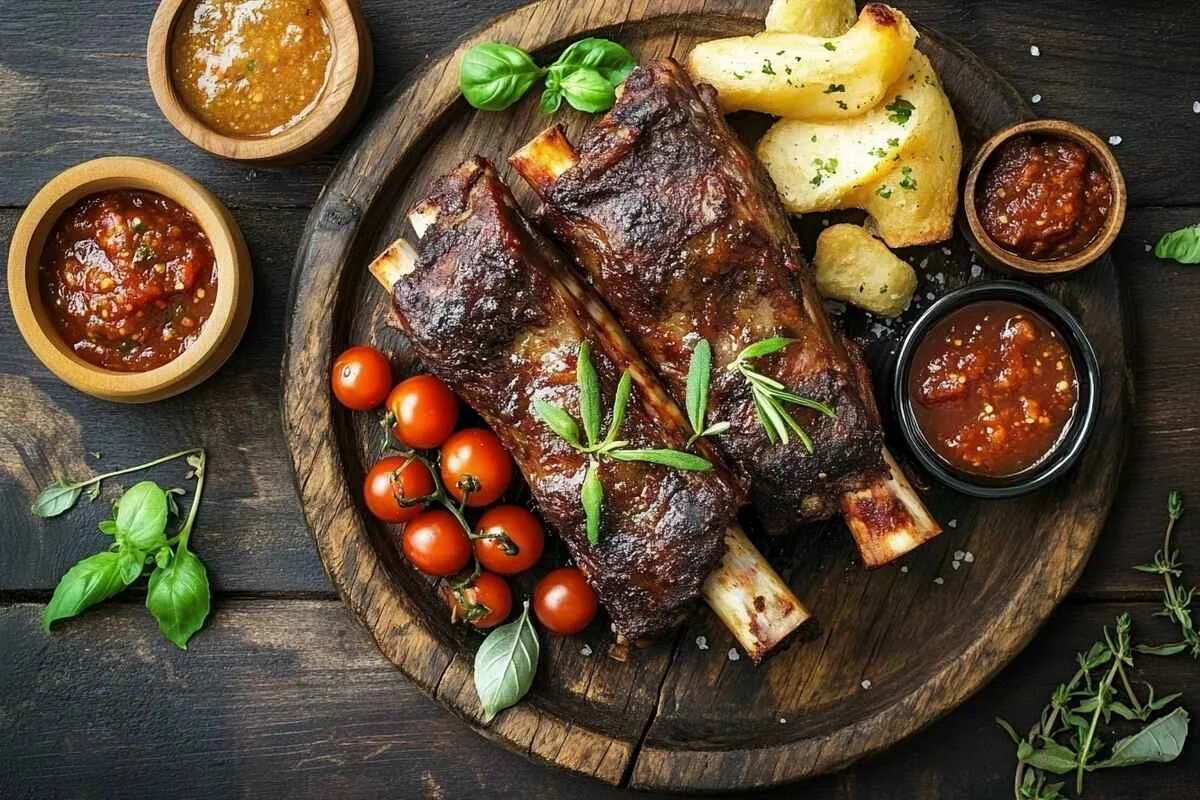A delicious beef back ribs recipe ready to eat.
