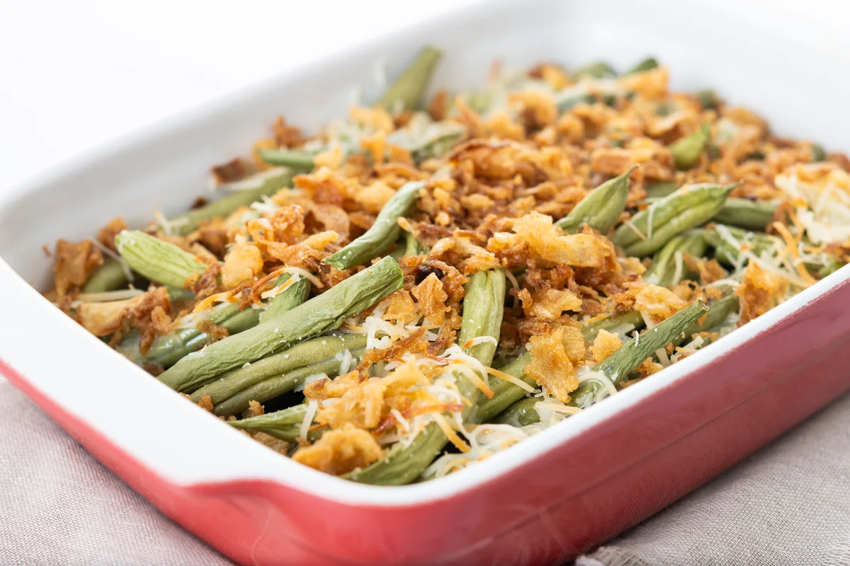 Crispy crack green beans recipe ready to serve.