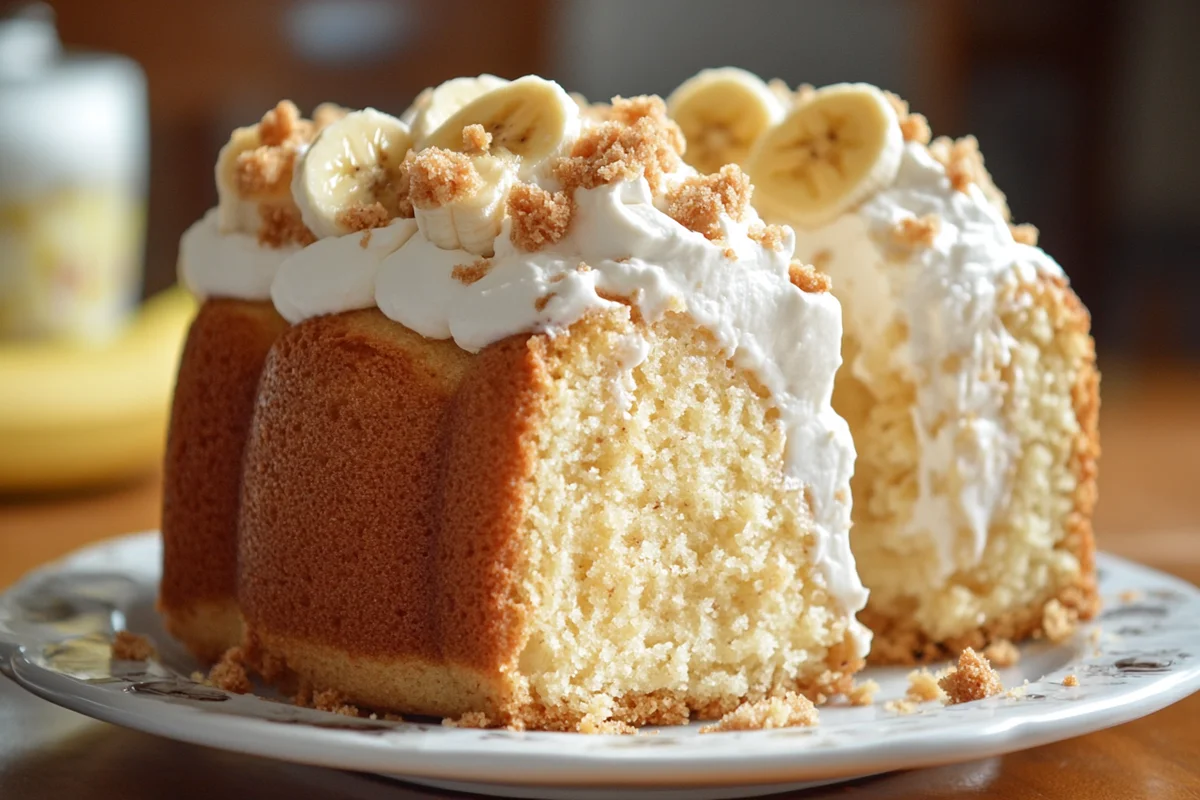 Banana Pudding Pound Cake recipe