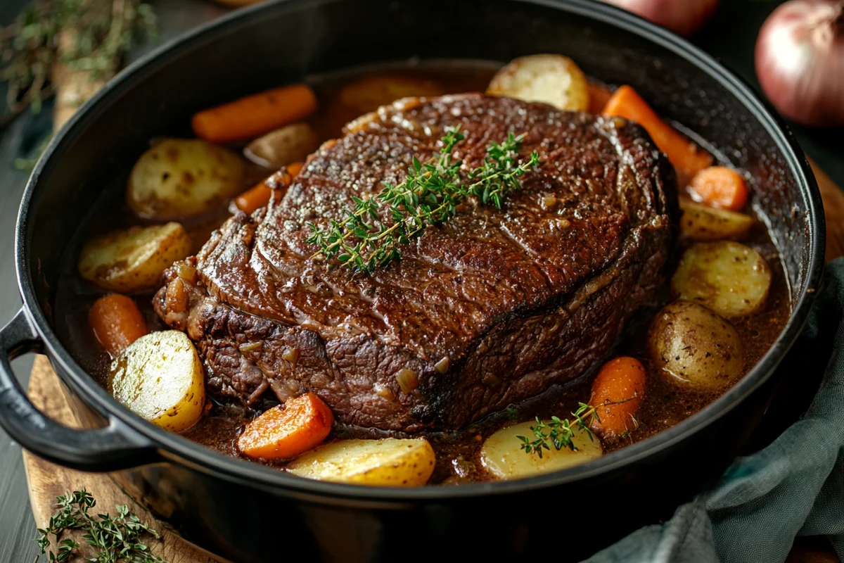 Juicy beef chuck steak prepared on the grill.
